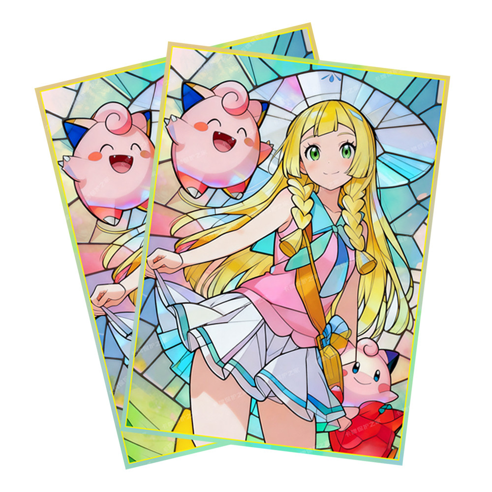 Collector Card Sleeve - 60 Stück Anime Pokemon Lillie Figuren-Kartenhüllen