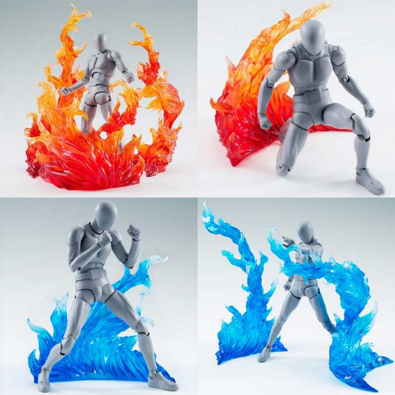 Bandai Gundam Rg - Soul Effect Impact Feuer-Spezialeffekte Blaue Flamme