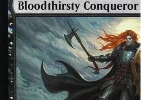 Themed Playing Card - Benutzerdefinierte Proxy-Karten „Blutrünstiger Eroberer“ TCG Magische