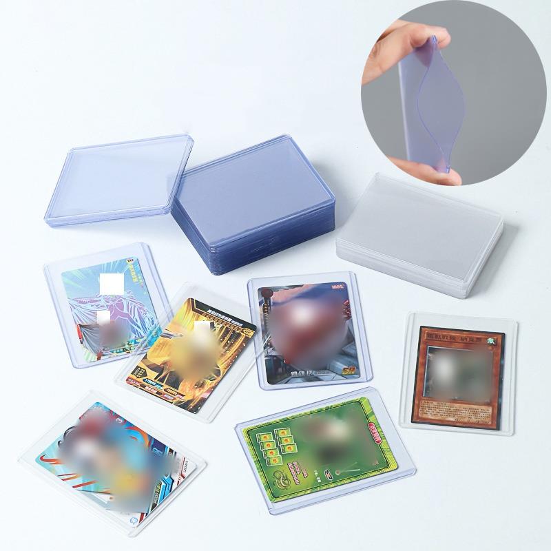 Collector Card Sleeve - 25 Stück Hartplastik-Kartenhüllen Wasserdichte Sammelkarten-Schutzhüllen PVC-Kartentasche