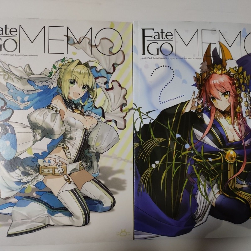 Fate Anime Merchandise - 2 Bücher Fate GO MEMO 1