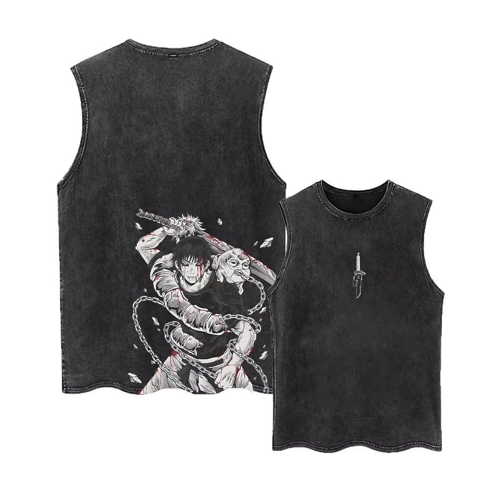 Anime Merchandise Men - 2026 Jujutsu Kaisen Sommer Gym Weste