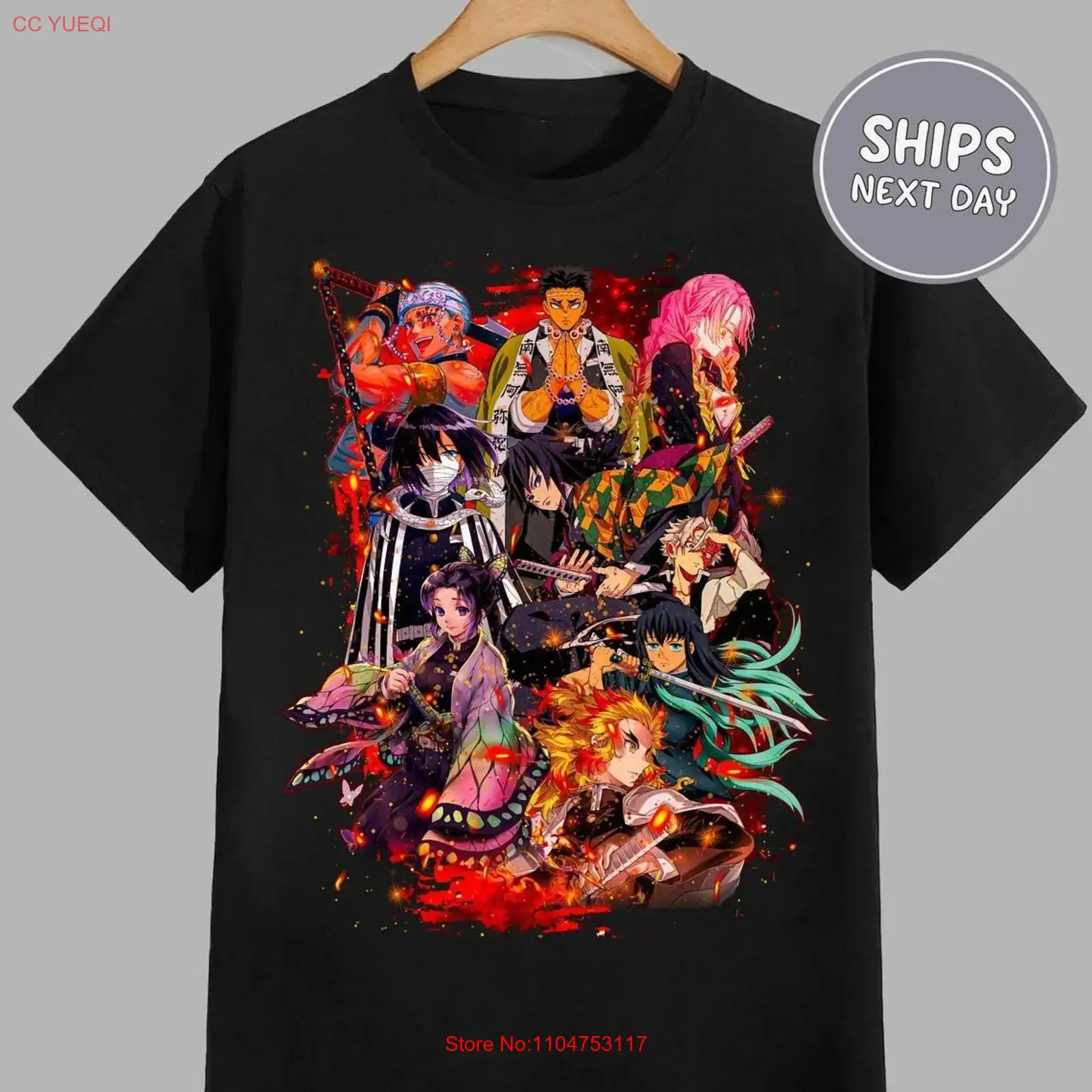 Demon Slayer Anime T-Shirt, Vi – Anime Merchandise Men Bewertung und Preis