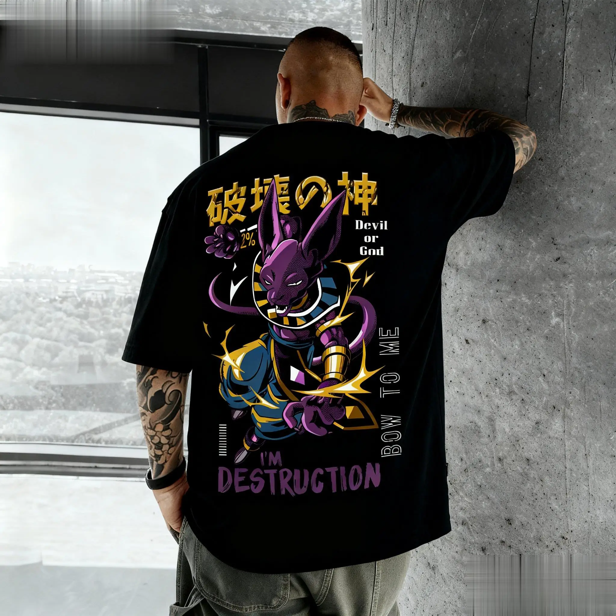 Dragon Ball Beerus Anime Grafi – Anime Merchandise Men Bewertung und Preis