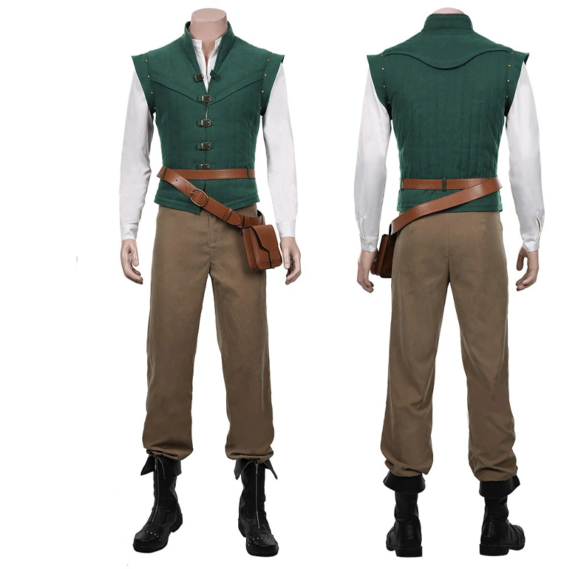 Flynn Rider Cosplay-Kostüm, gr – Anime Merchandise Men Bewertung und Preis