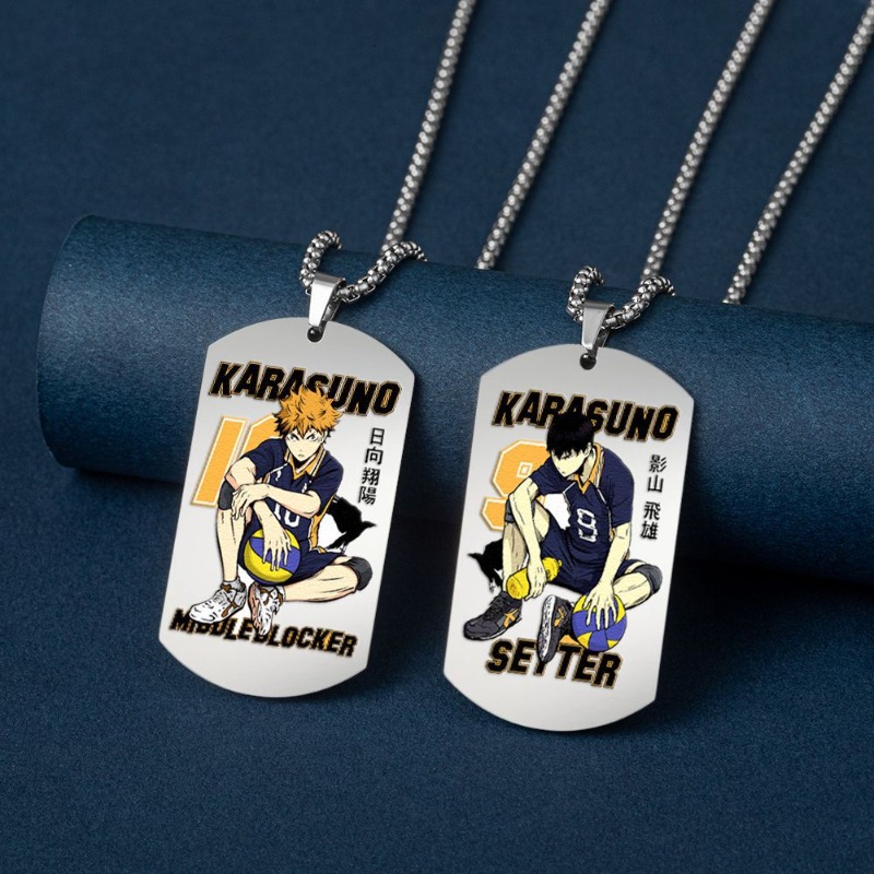 Neues Haikyuu!! Edelstahl-Hals – Anime Merchandise Haikyuu Bewertung und Preis