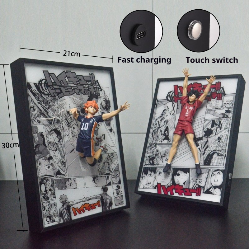 Haikyuu!! 3D-Lichtmalerei 21*3 – Anime Merchandise Haikyuu Bewertung und Preis