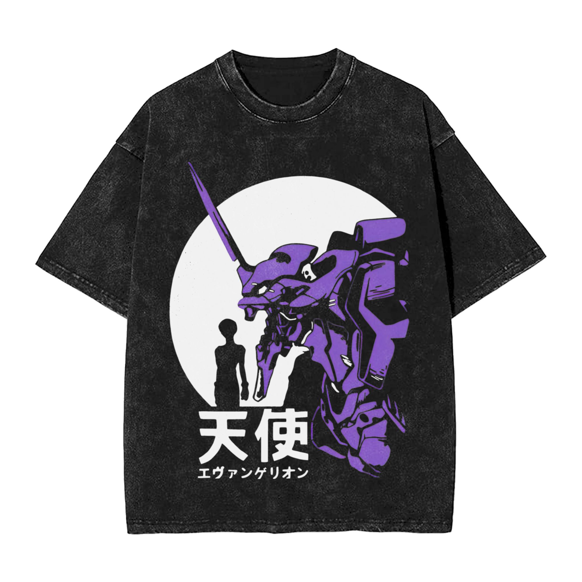 EVA Unit-01 Vintage Washed T-S – Anime Merchandise Men Bewertung und Preis